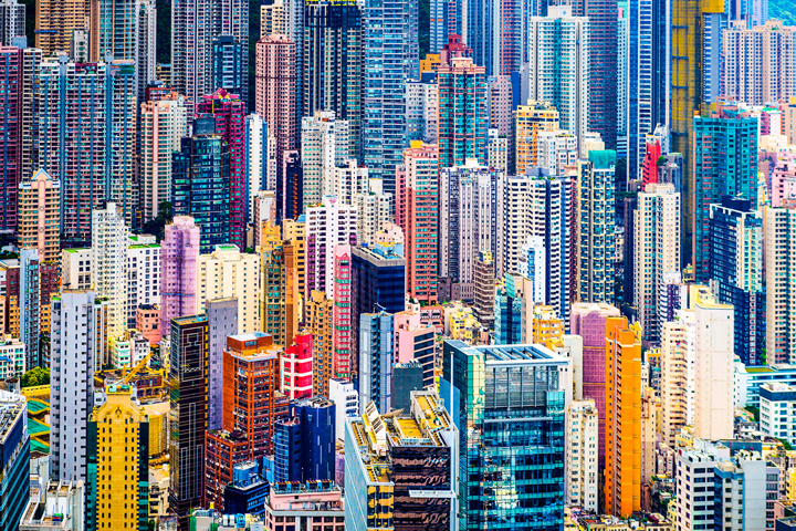 Hong Kong Cityscape Buildings