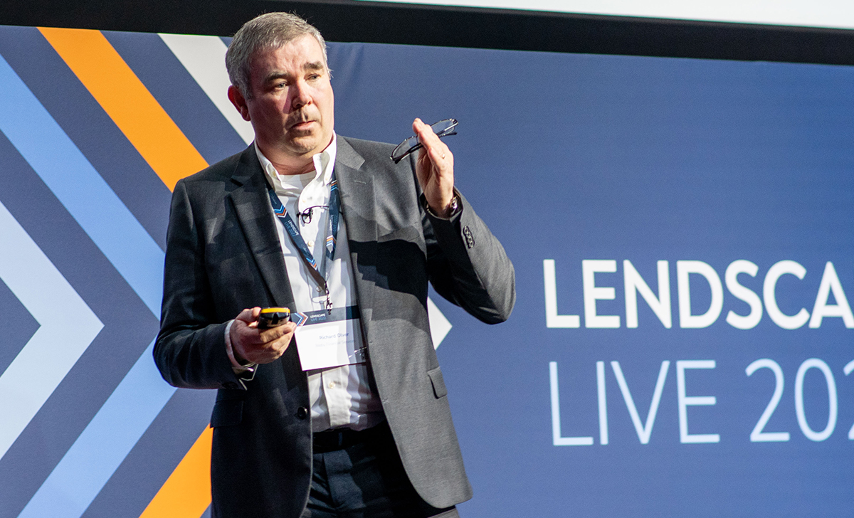Richard Olver speaking at Lendscape Live 2022